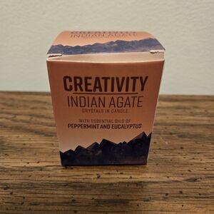 Creativity Indian Agate Candle